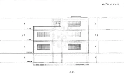 Sesvete, Sesvete, center, building land with a project for business premises - 18