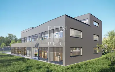 Sesvete, Sesvete, center, building land with a project for business premises - 9