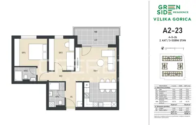 PRODAJA, VELIKA GORICA – NOVOGRADNJA | 3-SOBNI STAN 76m² S LOGGIJOM - 6