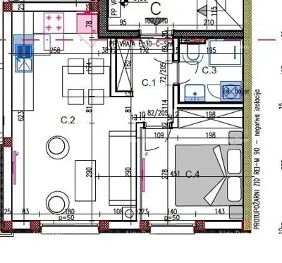 Apartment 37 m², Veli vrh, Pula - quiet location in a modern project - 4