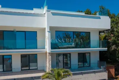 Vila-Penthouse u Pobrima, pogled na more i bazen - 22