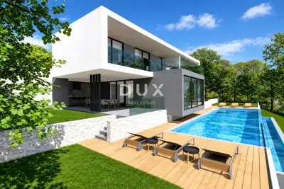 Building land, Labin-Rabac, 1,041 m² and sea view - 2
