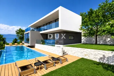 Building land, Labin-Rabac, 1,041 m² and sea view - 1