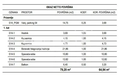 Apartment 65 m², Žitnjak - 3 rooms, balcony and parking space - 11