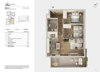 Stan 85 m², Seget Donji - pogled na more i veliki balkon - 5