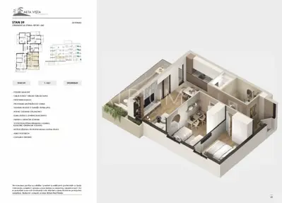 Stan 85 m², Seget Donji - pogled na more i veliki balkon - 7