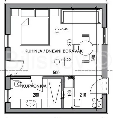 Kuća u nizu 34 m², Kaštel Lukšić - vrt i 2 parkirna mjesta - 17