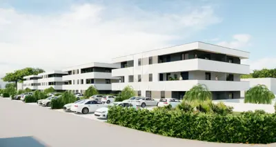 Modern 2-room apartment with two parking spaces - quiet location near Pula