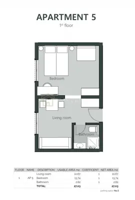 Wohnung zum Kauf in Crikvenica, 27 m² - 2