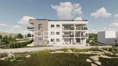 Wohnung 72 m², Okrug Gornji - Dachterrasse und Pool