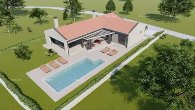 Marčana, Baugrundstück, 845 m², mit Projekt und Genehmigung – 3 km vom Meer - 2
