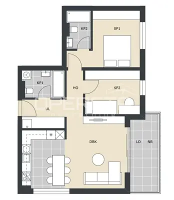 Stan 76,91 m², Velika Gorica - novogradnja u Kromosovu naselju - 3