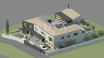 Istra, Buje, građevinsko zemljište 3906 m² za gradnju vile na prodaju - 4