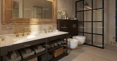 Motovun – Građevinsko zemljište 1.965 m² s projektom vile i pogledom na prirodu - 7