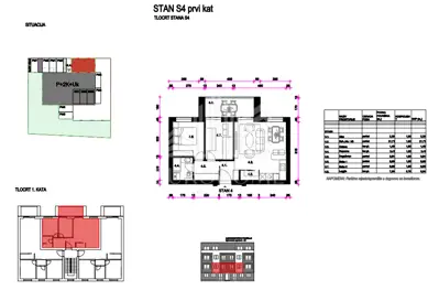 Stan 57 m², Sesvete - novogradnja u izgradnji - 2