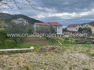 Building land, Trogir - partial sea view - 2