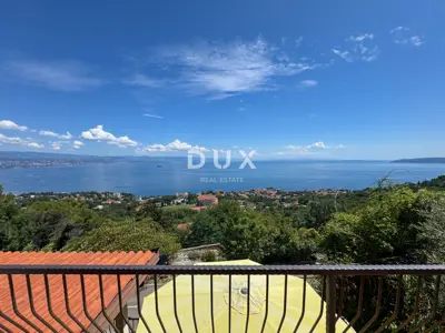 Kuća 166 m², Lovran - panoramski pogled na more