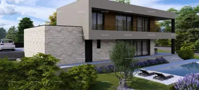 Građevinsko zemljište s idejnim projektom – Poreč, Žbandaj, 963 m² - 4