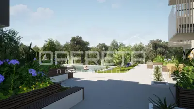 Stan 62,3 m², Tar - prizemlje, terasa 22 m² i bazen - 7