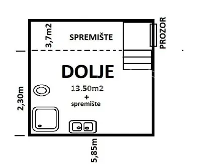 PRODAJA, STAN, ODRA, IVANA LACKOVIĆA CROATE, 37,87 m², 2soban Odlična investicija - 15