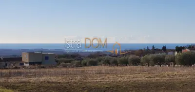 Building plot 1,011 m², Kaštelir - sea view - 2
