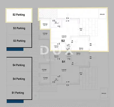 Apartment 50.31 m², Vir - garden and sea view - 7