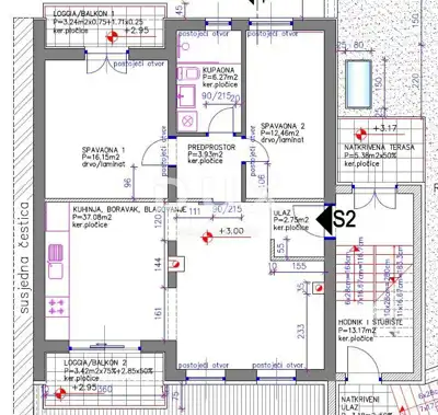 Apartment 89 m², Monte Magno, Pula - 2 balconies and 2 parking spaces - 22