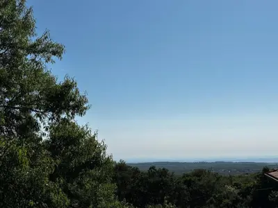 Dvojna kuća, Poreč, pogled na more i terasa - 11