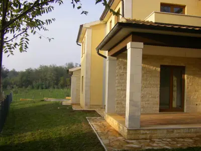 Dvojna kuća, Poreč, pogled na more i terasa - 4