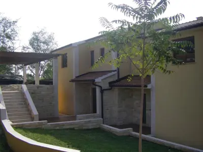 Dvojna kuća, Poreč, pogled na more i terasa - 2