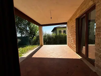 Dvojna kuća, Poreč, pogled na more i terasa - 9