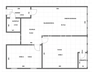 Stan 63 m², Sopot, novouređen i svijetao - 17