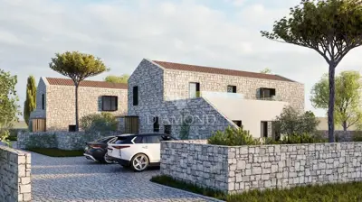 Barban, Grundstück mit Projekt in ruhiger Lage - 3