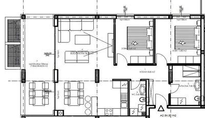Stan u Puli, Veli vrh, prizemlje i natkrivena terasa