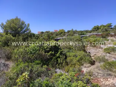 Građevinsko zemljište, Otok Hvar, pogled na more - 2