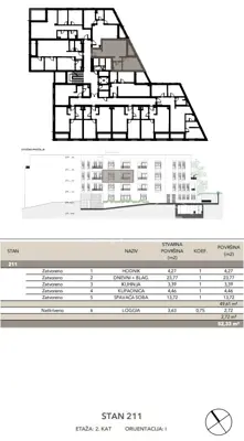 Stan 52 m², Črnomerec, novogradnja u Kuniščaku - 3