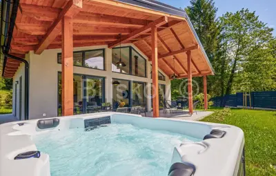 Trakošćan, Ferienhäuser, Sauna, Jacuzzi, Terrasse - 9