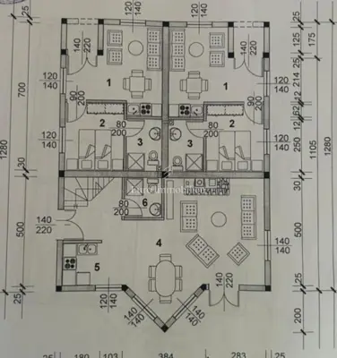 Kuća 290 m², Pag - centar, 6 spavaćih soba - 12