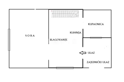 Wohnung 40 m², Donji grad, ruhige Lage in der Nähe des Europski trg - 9