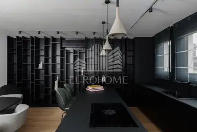 Dizajnerski uređen stan 151 m² terasa balkon garaža sauna - 6