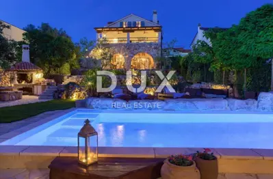 Haus 260 m², Malinska - Okolica, Pool und Meerblick