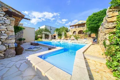 Kuća 260 m², Malinska - Okolica, bazen i pogled na more - 20