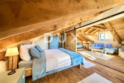 Kuća 260 m², Malinska - Okolica, bazen i pogled na more - 11