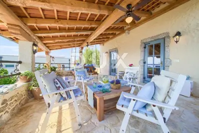 Kuća 260 m², Malinska - Okolica, bazen i pogled na more - 22