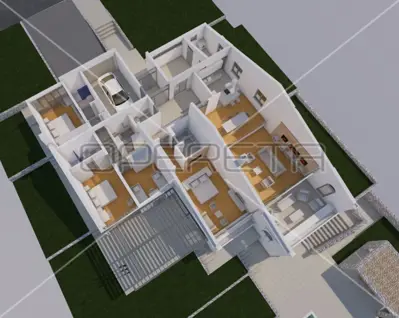 Vila 300 m², Njivice na Krku - panoramski pogled na more - 16