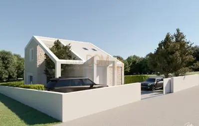 Građevinsko zemljište, Medulin - projekt kuće s bazenom - 4