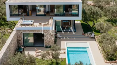 Vila 270 m², Gornje Selo - panoramski pogled na more - 3