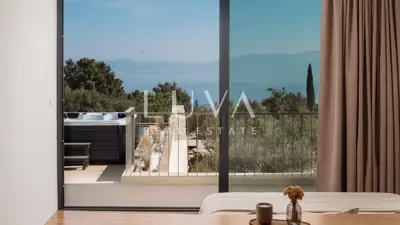 Vila 270 m², Gornje Selo - panoramski pogled na more - 4