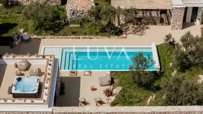 Vila 270 m², Gornje Selo - panoramski pogled na more - 15