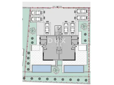 Building plot, Jušići - conceptual design for 13 apartments - 8
